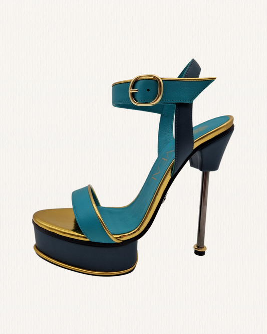 Sandal Barbara | TURQUOISE/PETROLEUM